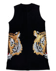 Tiger Head Tank Dress