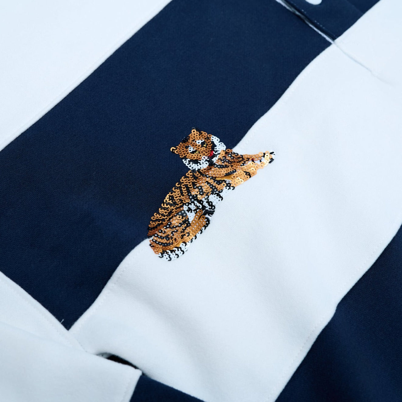 Navy Tiger Rugby Polo