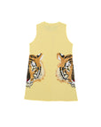 Tiger Head Tank Dress