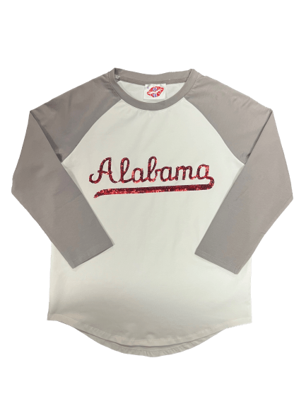 Alabama Raglan Tee - Sparkle City Co