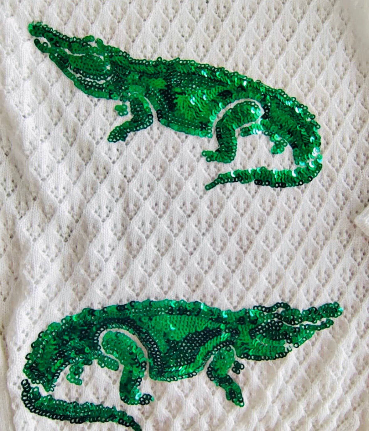 Alligator Perfect Puff Cardigan - Sparkle City Co