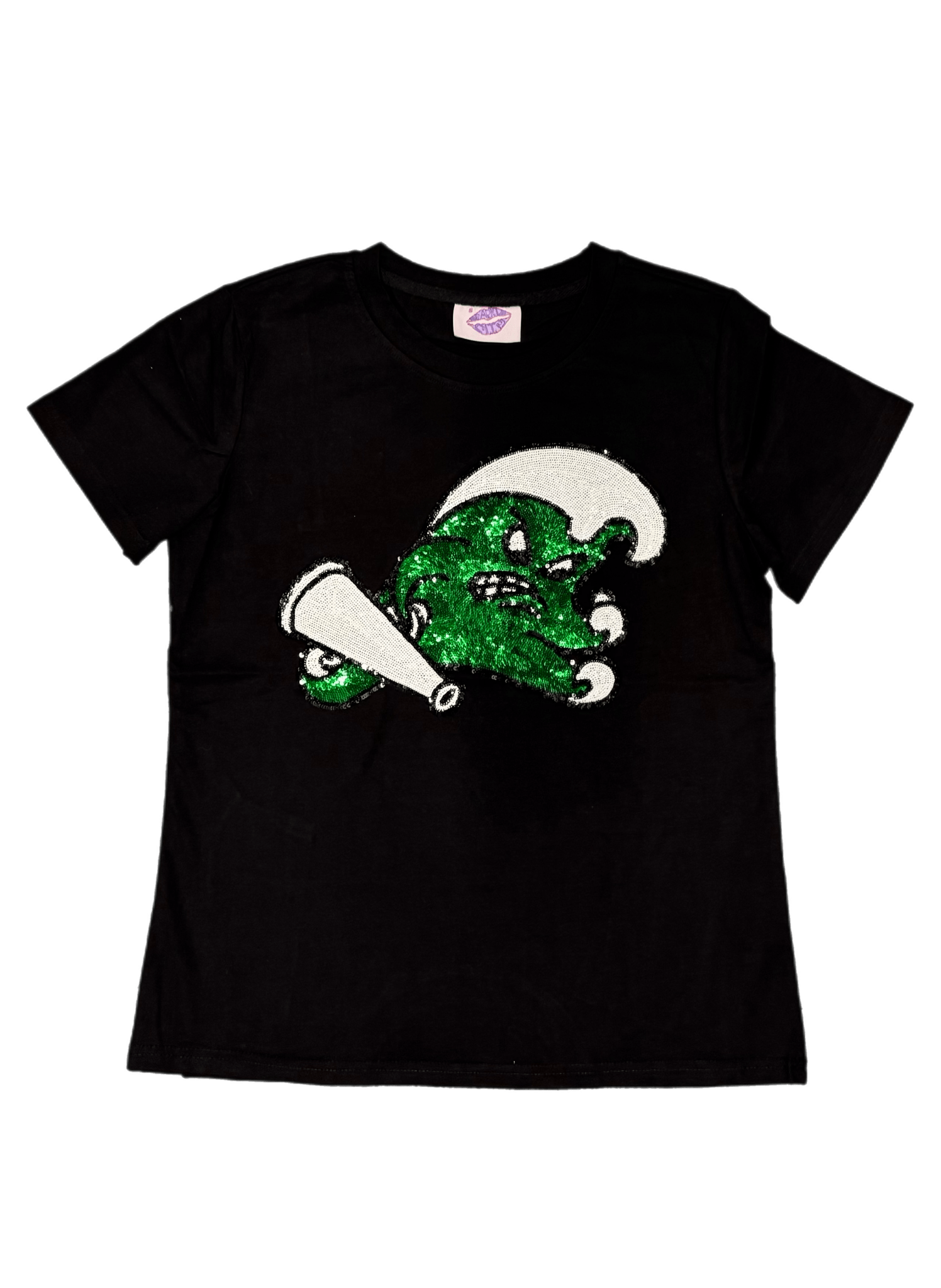 Angry Wave Black Tee - Sparkle City Co
