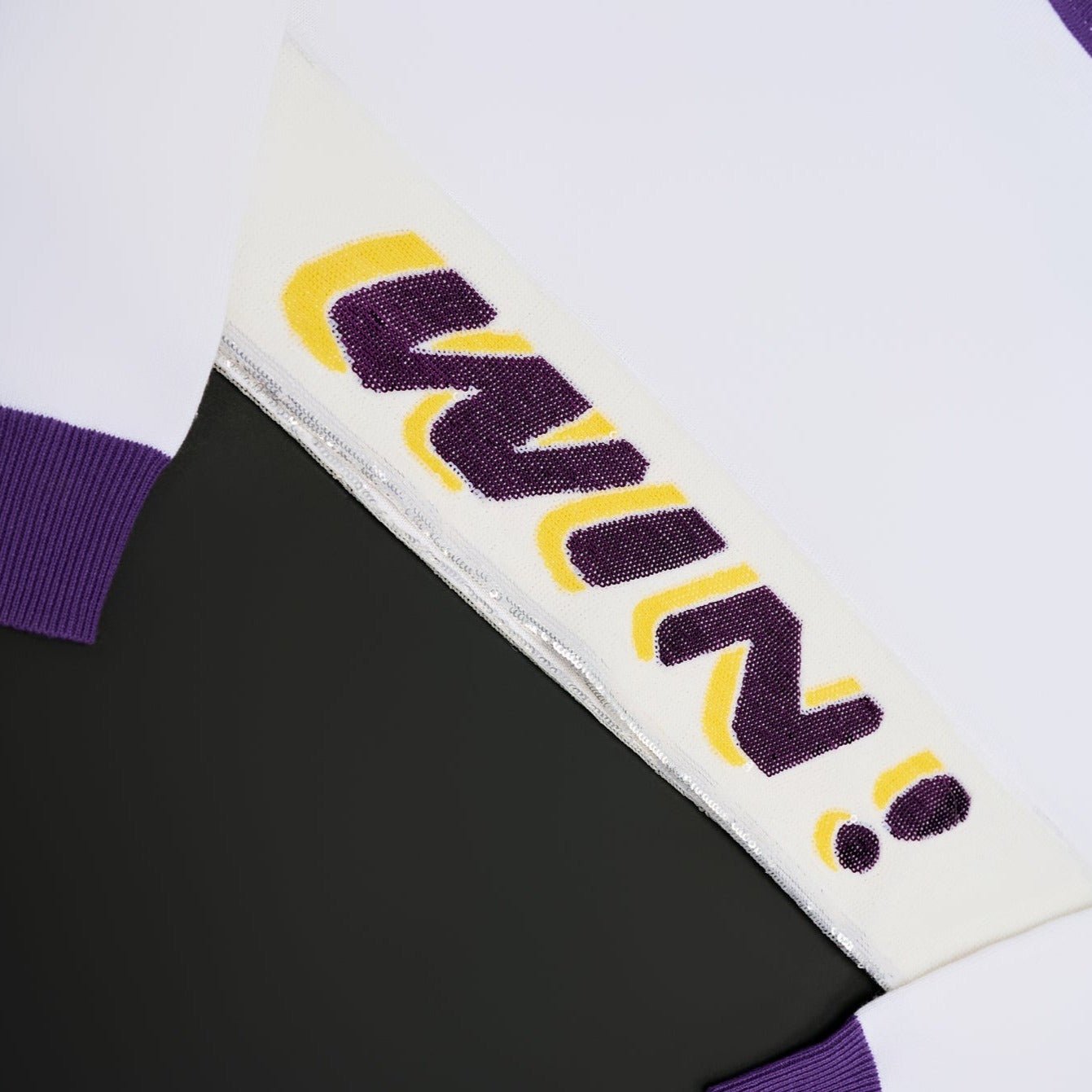 Bedazzled WIN Crop Sweater - Sparkle City Co