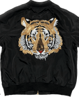 Black Tiger Head Bomber Jacket - Sparkle City Co