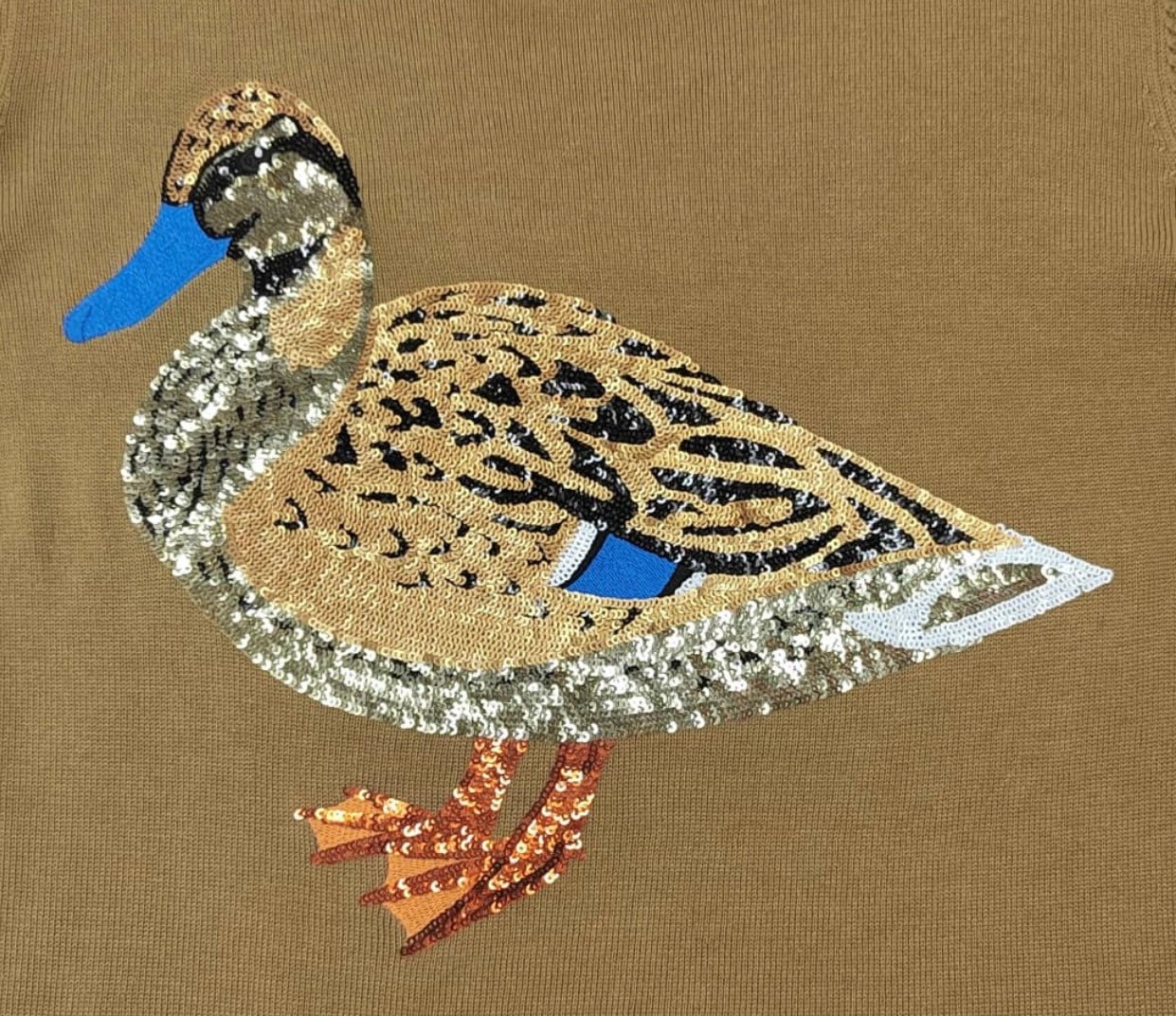 Blue - Winged Teal Sweater - Sparkle City Co