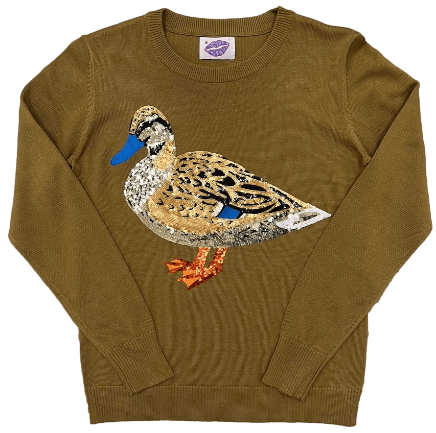Blue - Winged Teal Sweater - Sparkle City Co