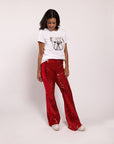 Bulldog head tee- White - Sparkle City Co