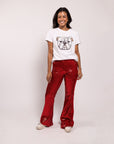 Bulldog head tee- White - Sparkle City Co
