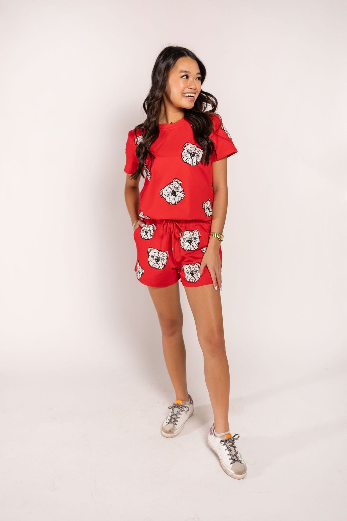 Bulldog Takeover shorts - Sparkle City Co