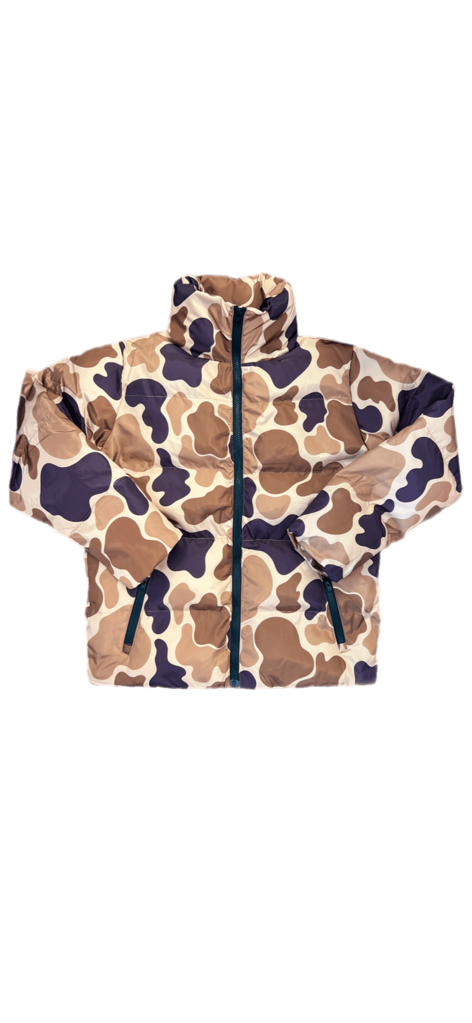 Camouflage Puffer Jacket - Sparkle City Co
