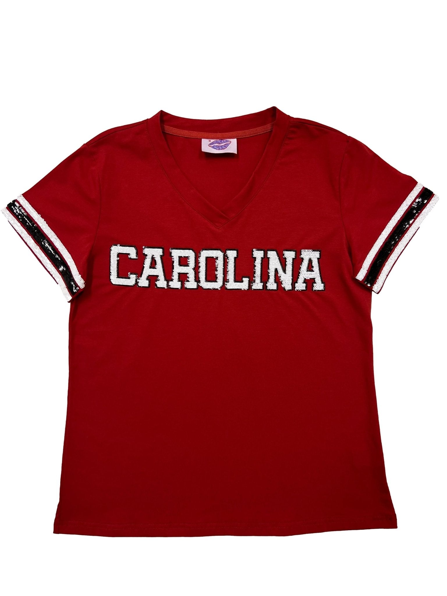 CAROLINA JERSEY STYLE TEE - Sparkle City Co