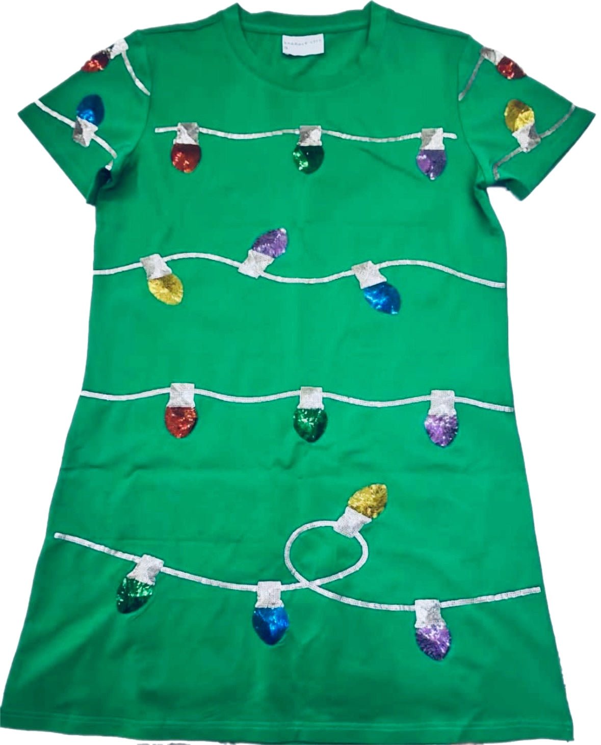 Christmas Lights Dress - Sparkle City Co