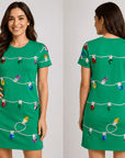 Christmas Lights Dress - Sparkle City Co