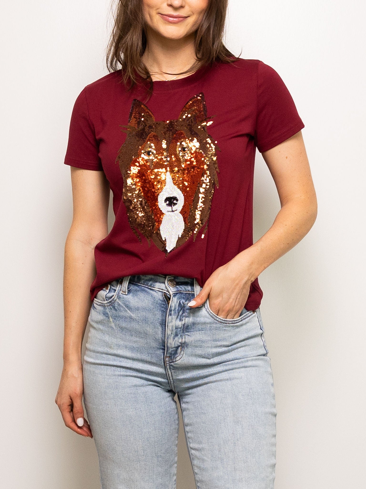 Collie Head Tee - Sparkle City Co