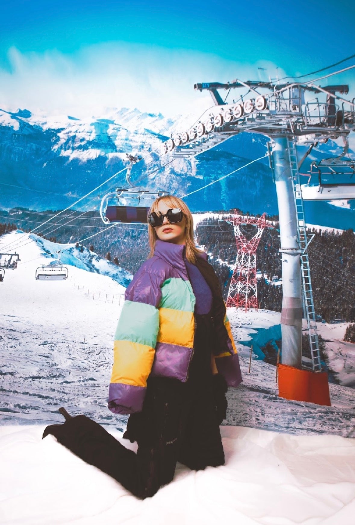 Cropped Pardi Puffer - Sparkle City Co