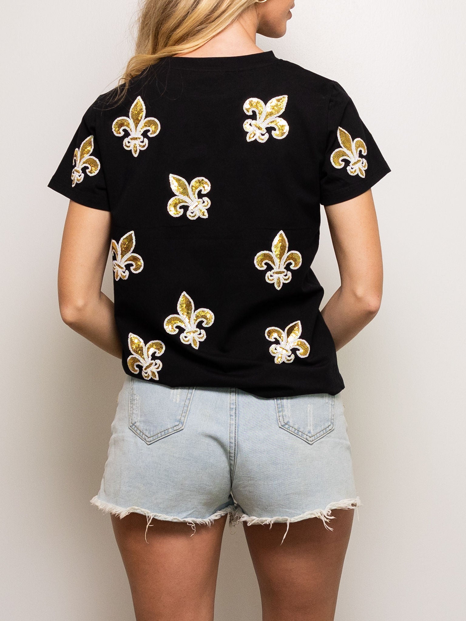Floating Fleur de Lis Tee - Sparkle City Co
