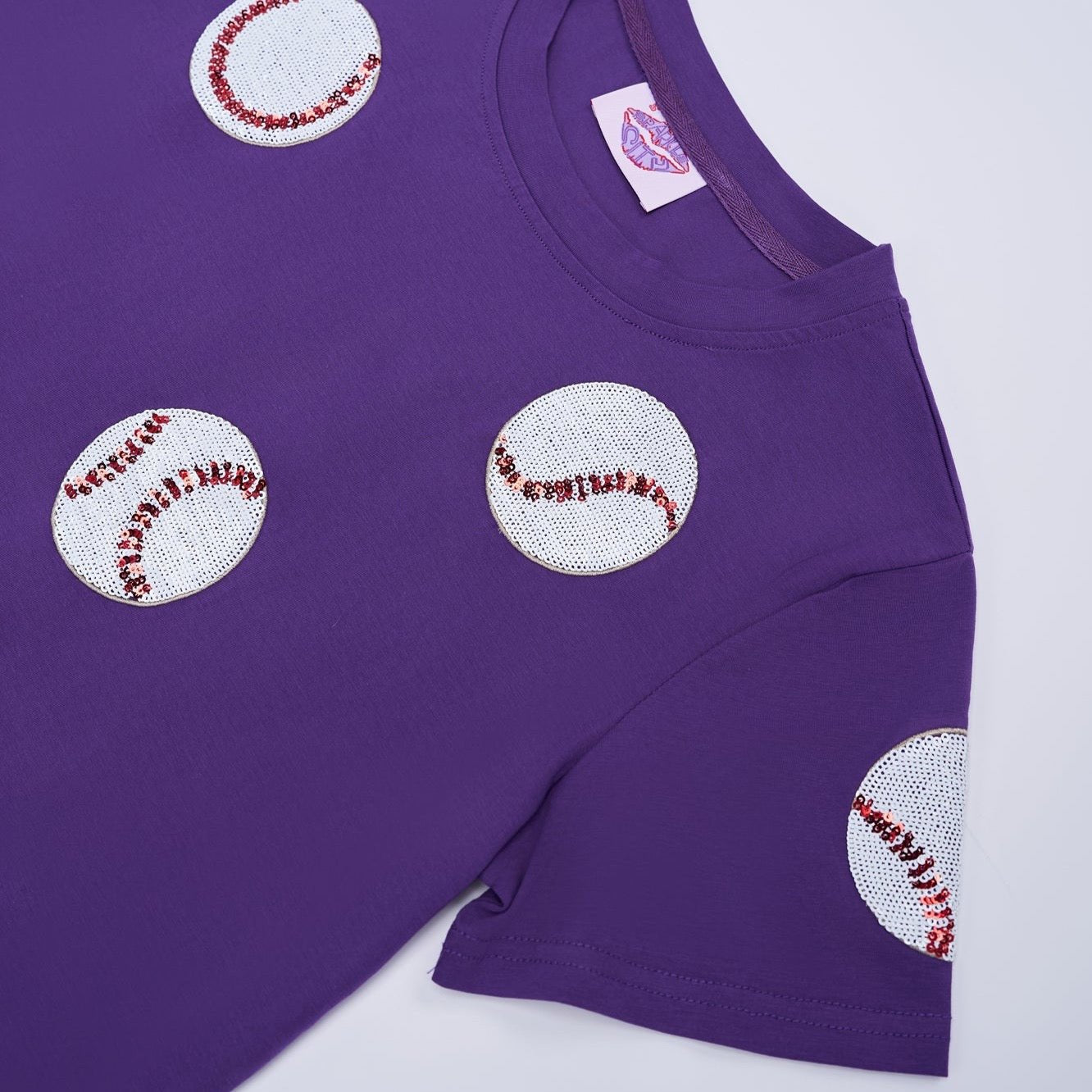 Fly Balls Baseball Tee - Sparkle City Co