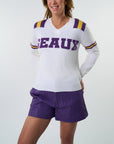 GEAUX Jersey Sweater - Sparkle City Co