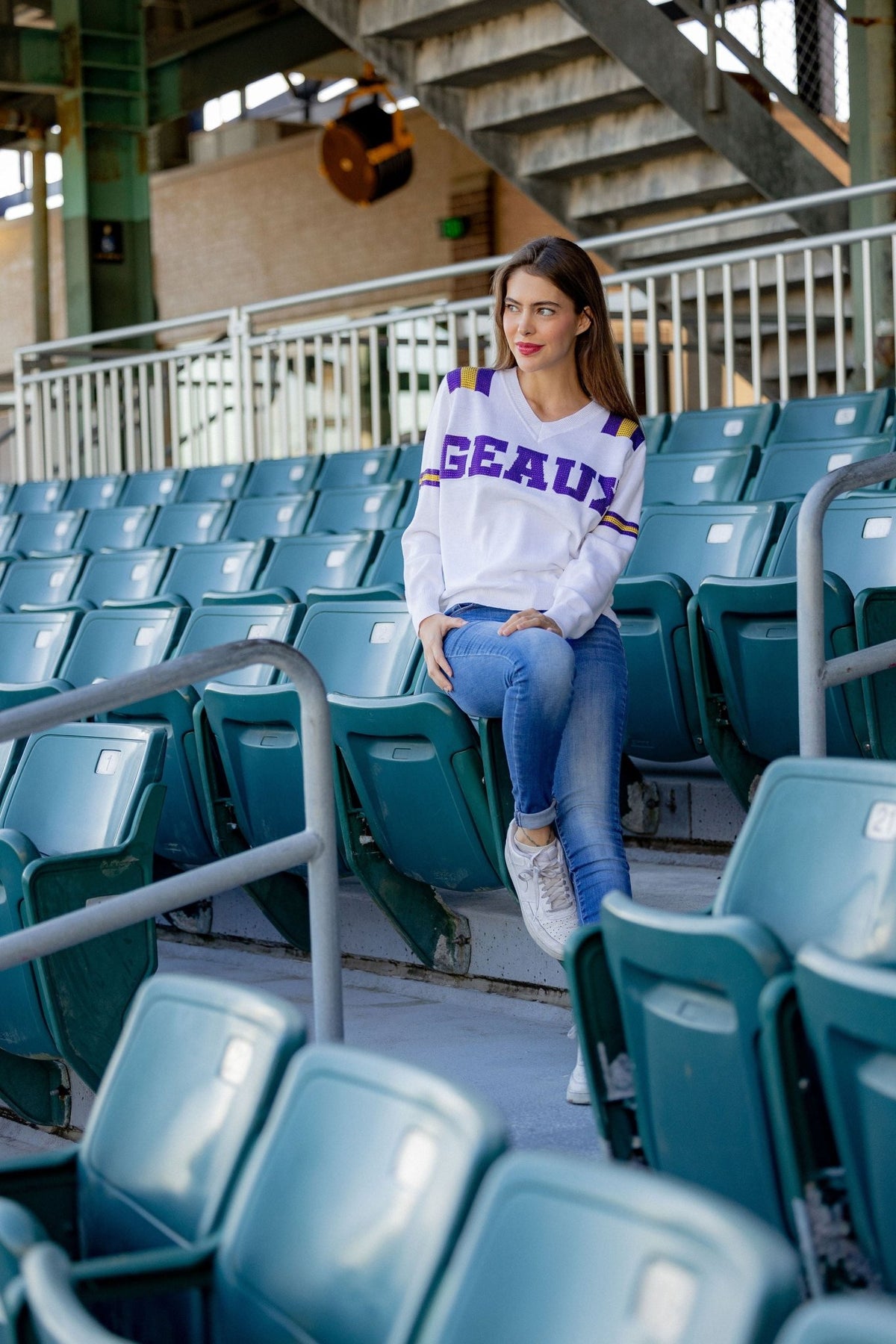 GEAUX Jersey Sweater - Sparkle City Co