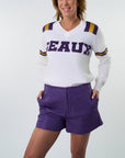 GEAUX Jersey Sweater - Sparkle City Co