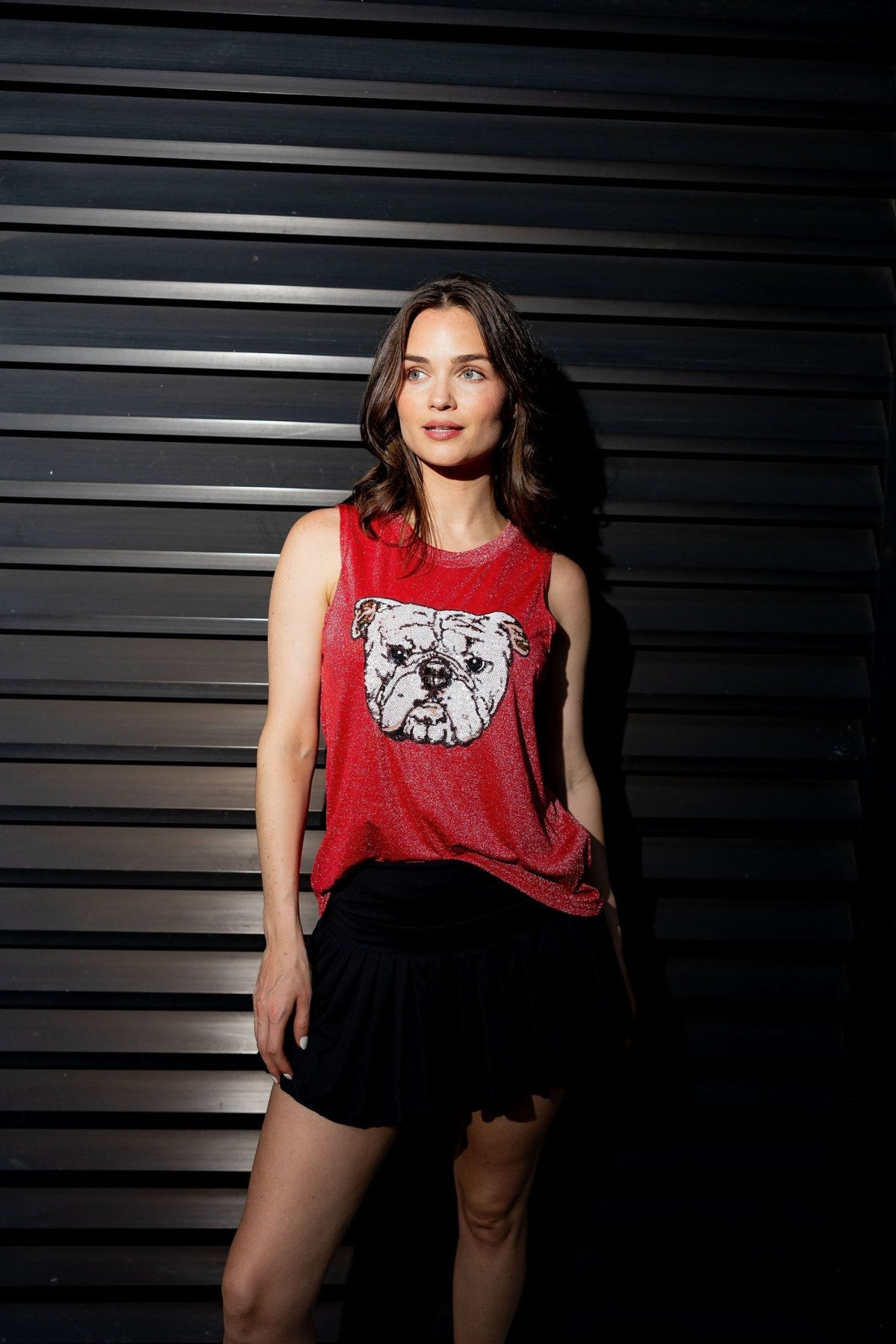 Glitter Bulldog Tank - Sparkle City Co