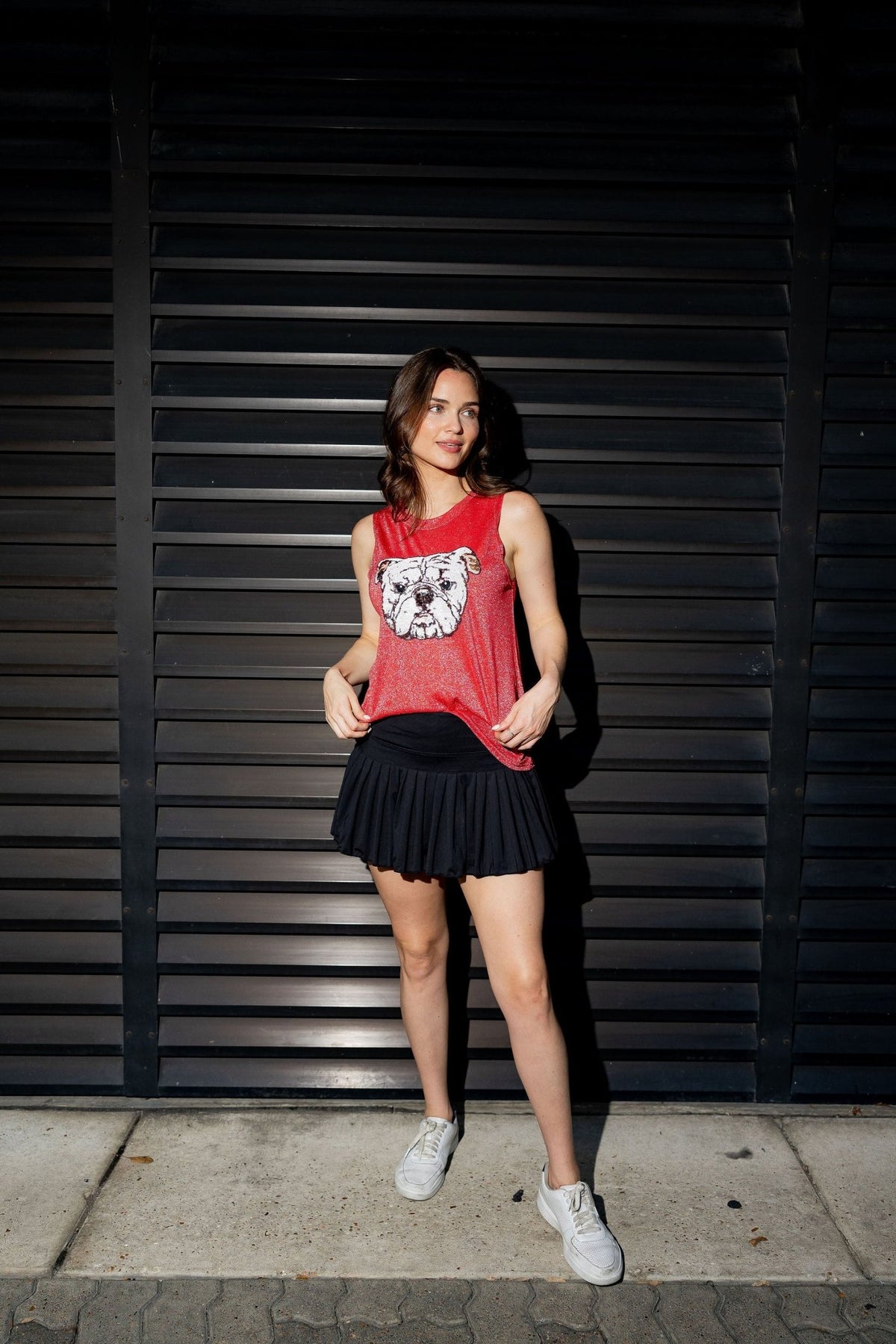 Glitter Bulldog Tank - Sparkle City Co