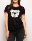 Glitter Bulldog Tee - Sparkle City Co