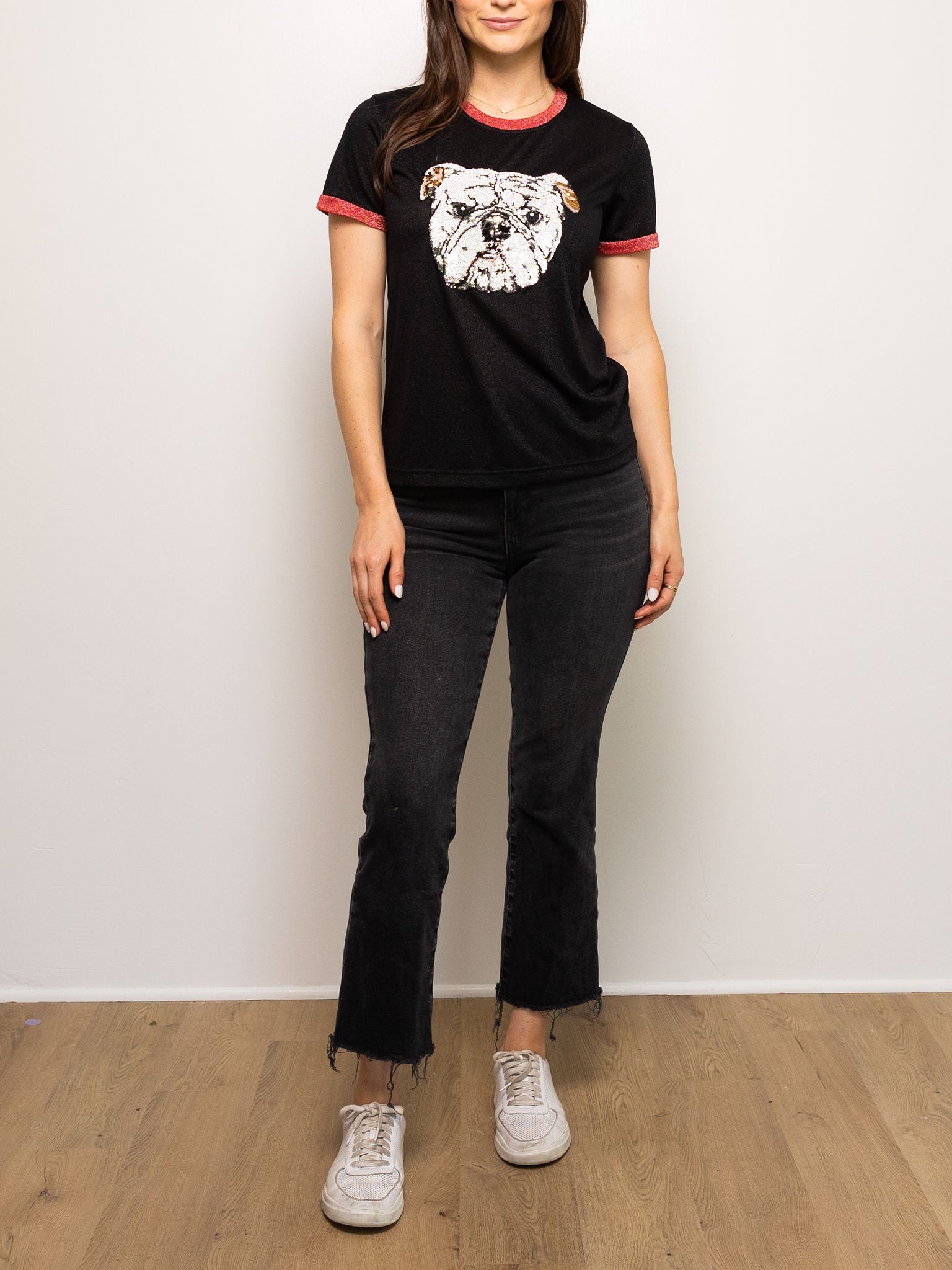 Glitter Bulldog Tee - Sparkle City Co