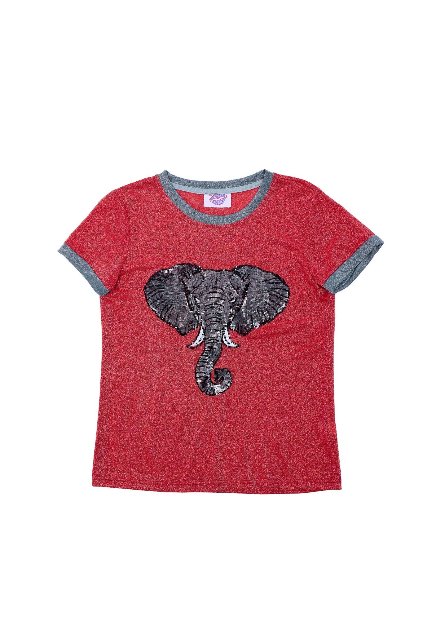 Glitter Elephant Tee - Sparkle City Co