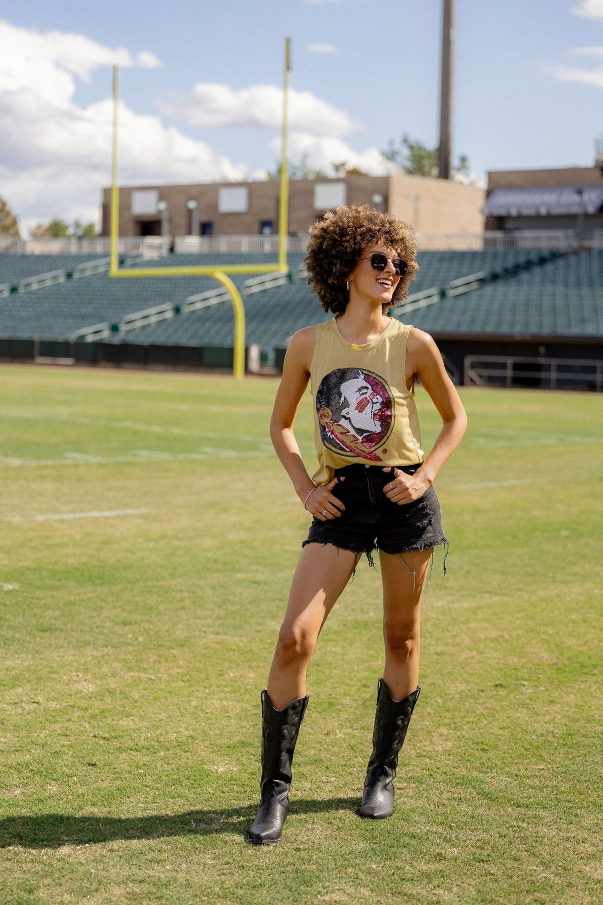 Glitter Florida State Tank - Sparkle City Co