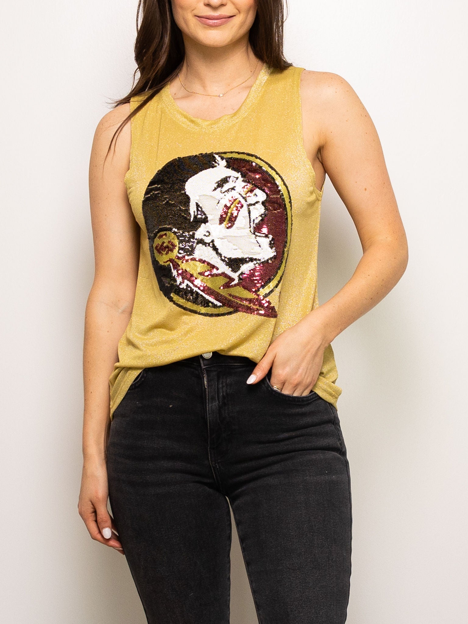 Glitter Florida State Tank - Sparkle City Co