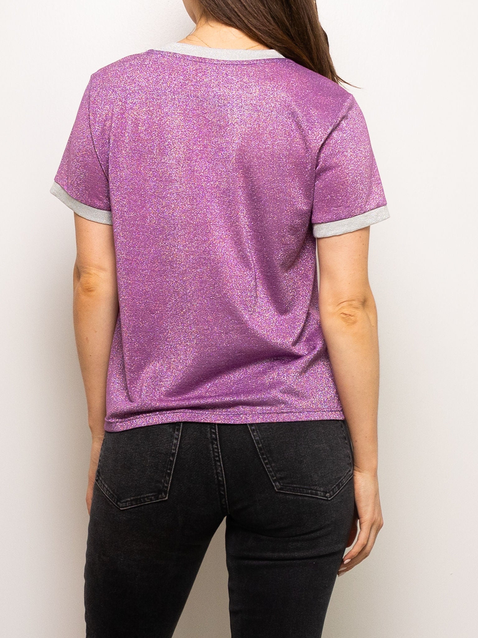Glitter Purple Frog Tee - Sparkle City Co