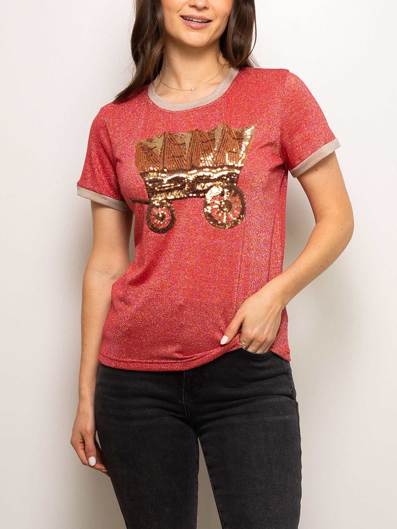 Glitter Wagon Tee - Sparkle City Co