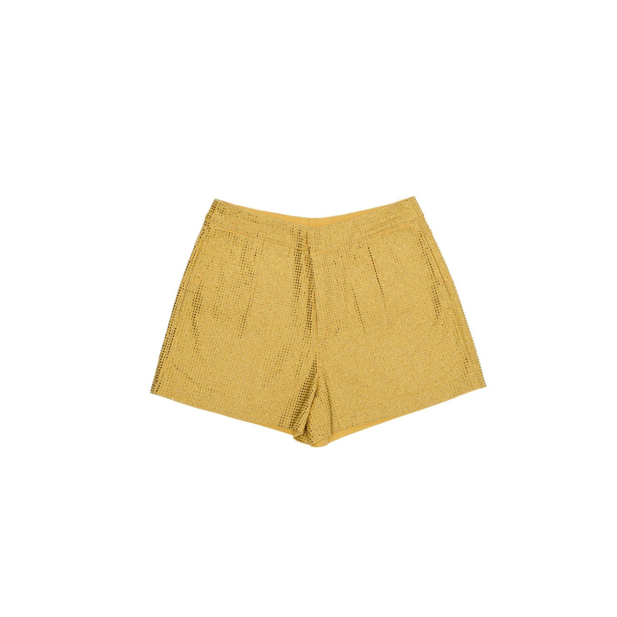 Gold Rhinestone Denim Shorts - Sparkle City Co