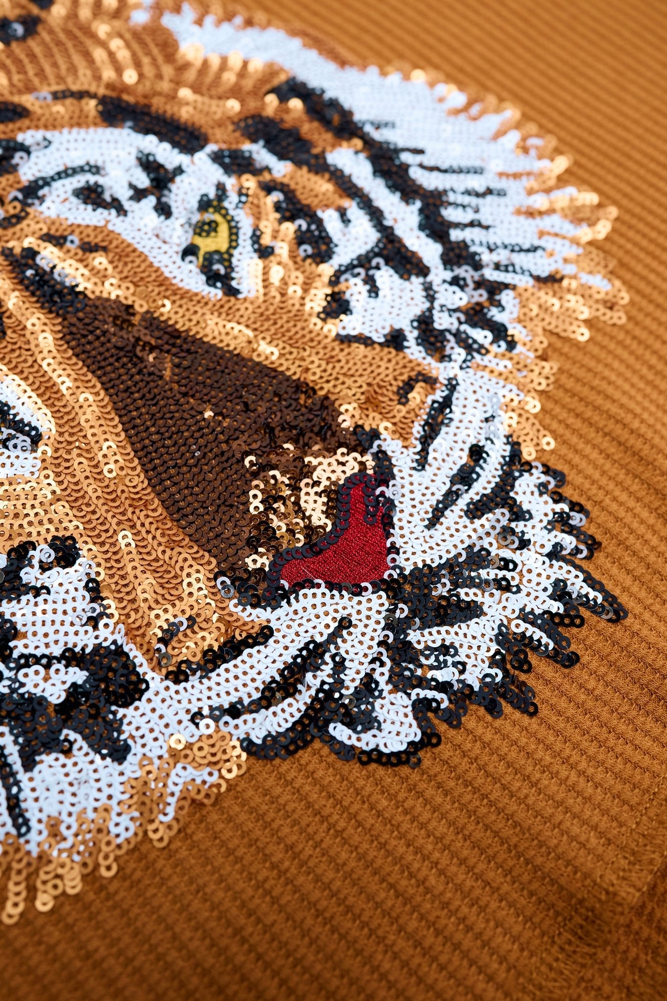 Gold Tiger Waffle Crop - Sparkle City Co