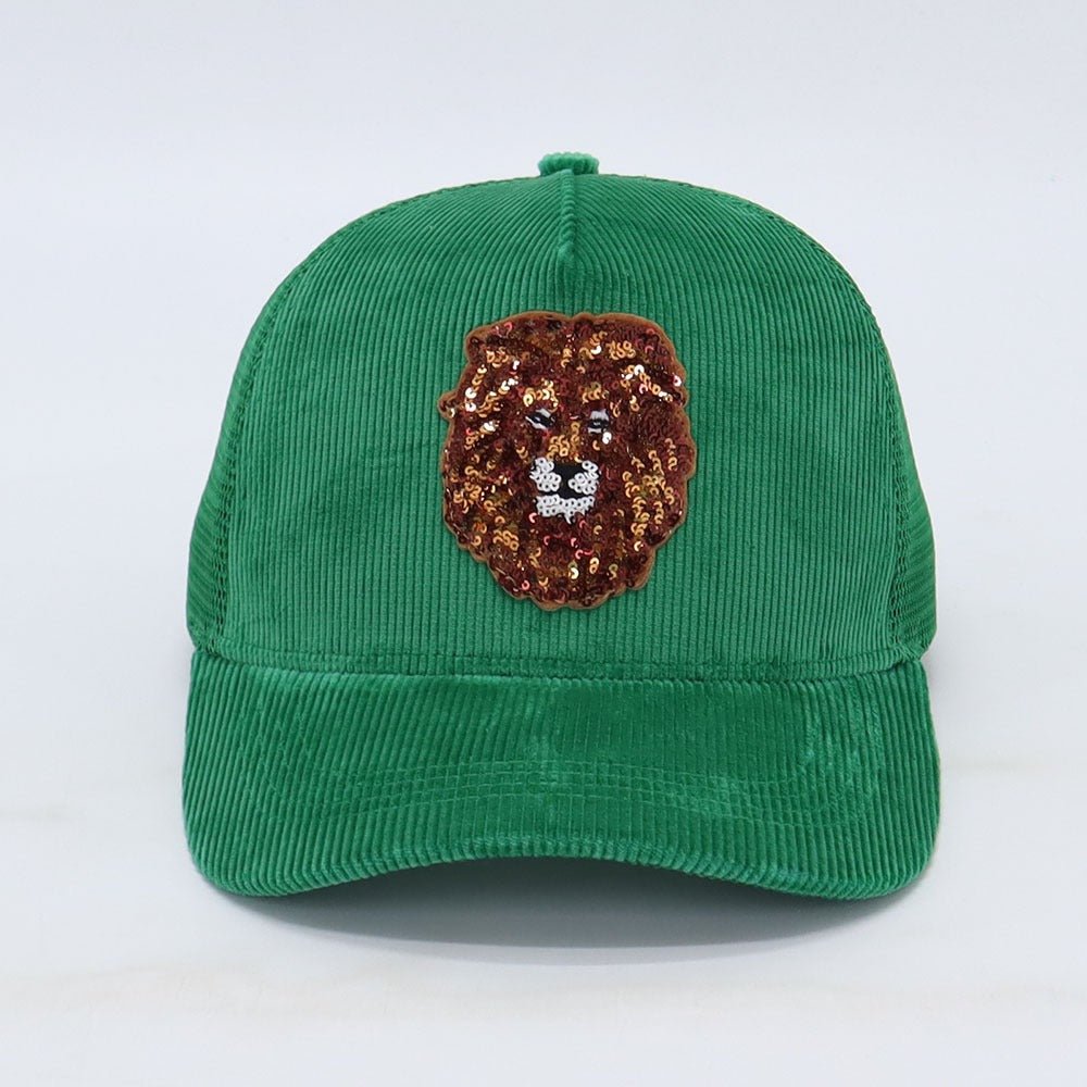 Green Lion Hat - Sparkle City Co