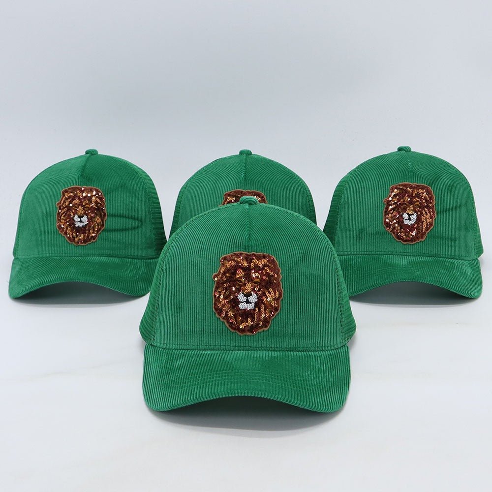 Green Lion Hat - Sparkle City Co