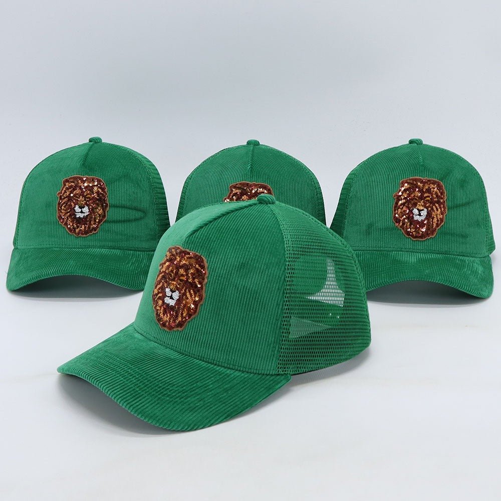 Green Lion Hat - Sparkle City Co