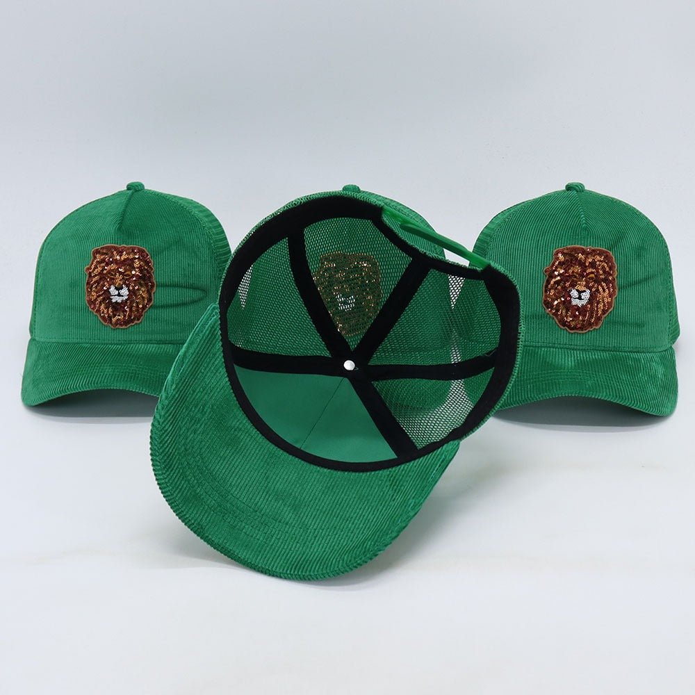 Green Lion Hat - Sparkle City Co