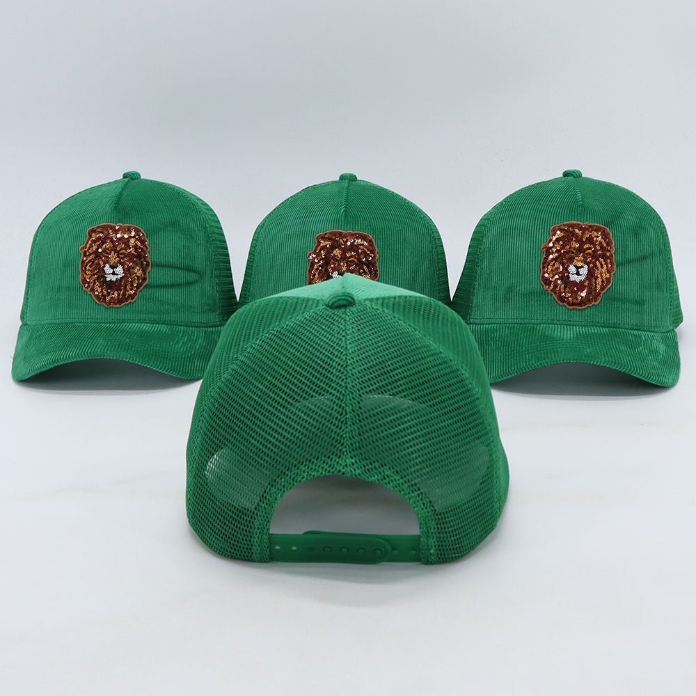 Green Lion Hat - Sparkle City Co