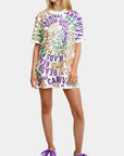 Hemline X Sparkle City Mardi Gras Mini Dress - Sparkle City Co