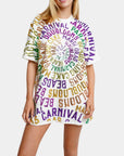 Hemline X Sparkle City Mardi Gras Mini Dress - Sparkle City Co