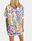 Hemline X Sparkle City Mardi Gras Mini Dress - Sparkle City Co