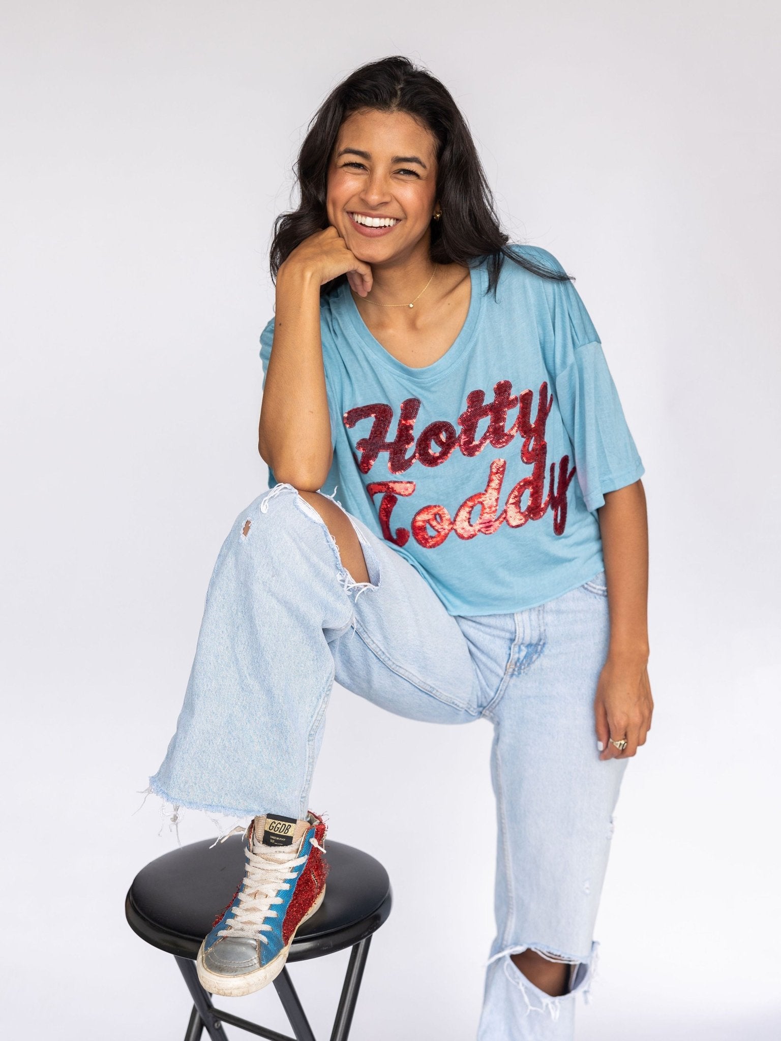 Hotty Toddy lightweight Crop - Sparkle City Co