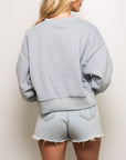 Iris Cropped Sweatshirt - Sparkle City Co