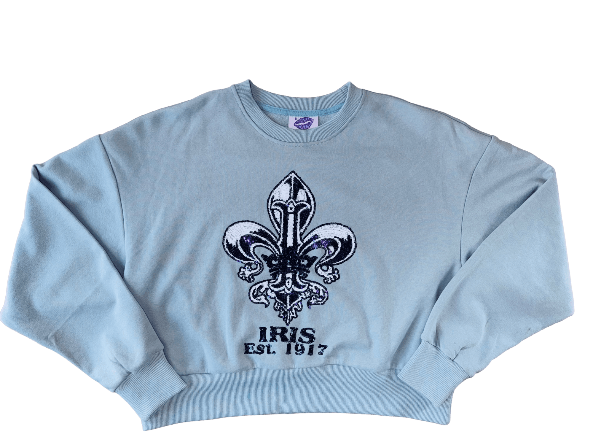 Iris Cropped Sweatshirt - Sparkle City Co