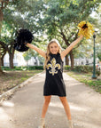 Kids Fleur De Lis Tank Dress - Sparkle City Co