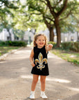Kids Fleur De Lis Tank Dress - Sparkle City Co