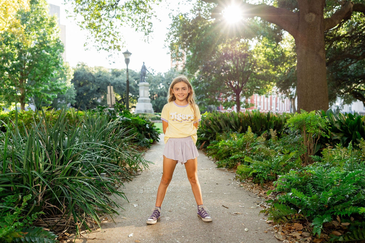 Kids Retro Ringer Tee - Sparkle City Co