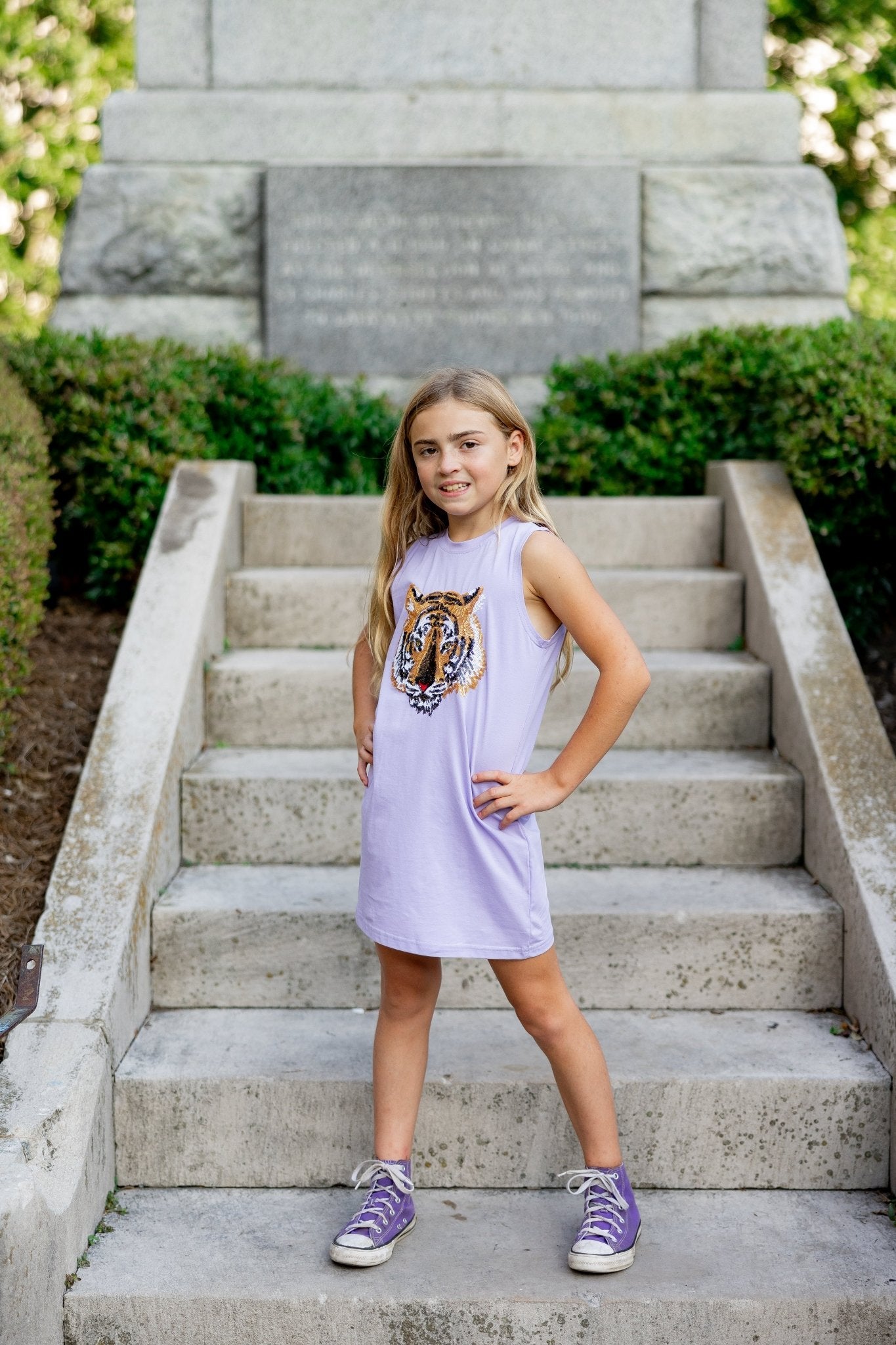 Kids Tiger Tank Dress - Sparkle City Co